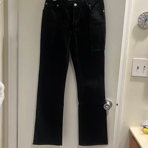 GAP boot leg black denim jeans size 4 regular